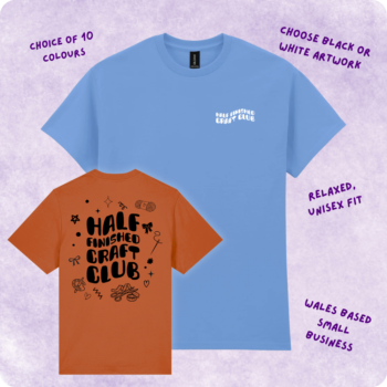 Half Finished Craft Club Tee